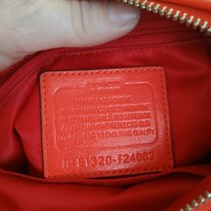 Coach bag with matching wrislet